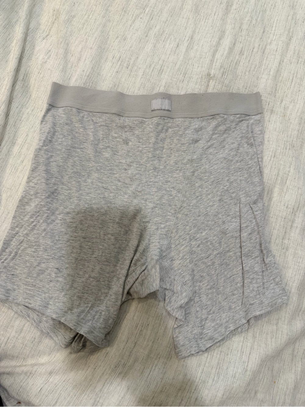 Women’s skims Grey Stretch Boxer Briefs - Lightweight Comfort
